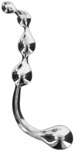 Oboustranné kovové dildo Bulb Wand